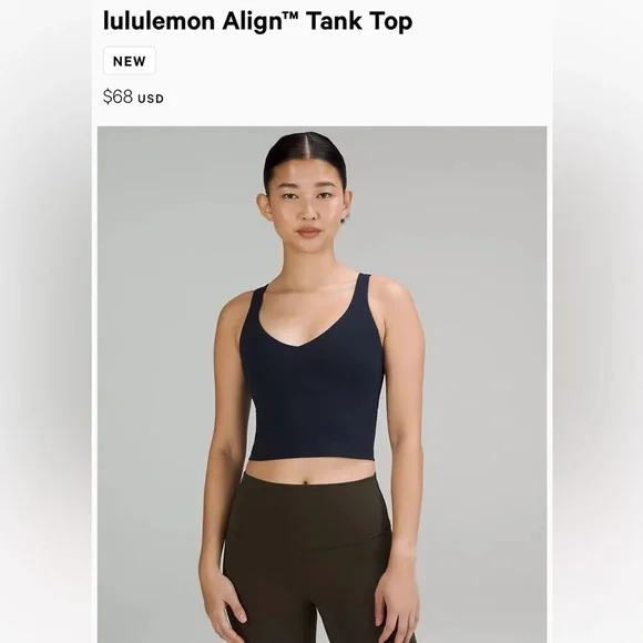 Lululemon cropped tank top, 6 - Picture 7 of 7